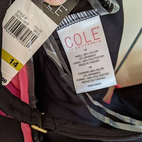 Cole of California one piece swimsuit - Picture 6 of 7